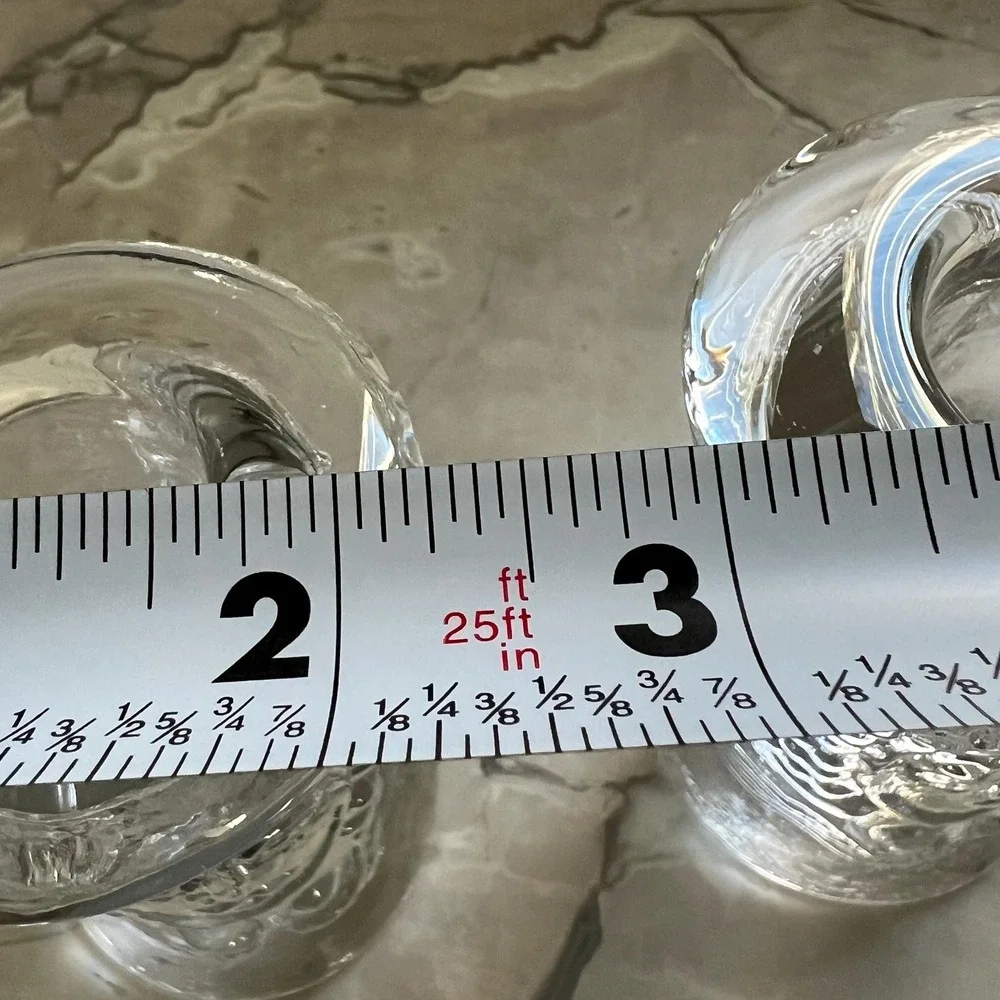 Collection of 5 VTG‎ Bertil Vallien Kosta glass Angel candle holders Sweden 70s